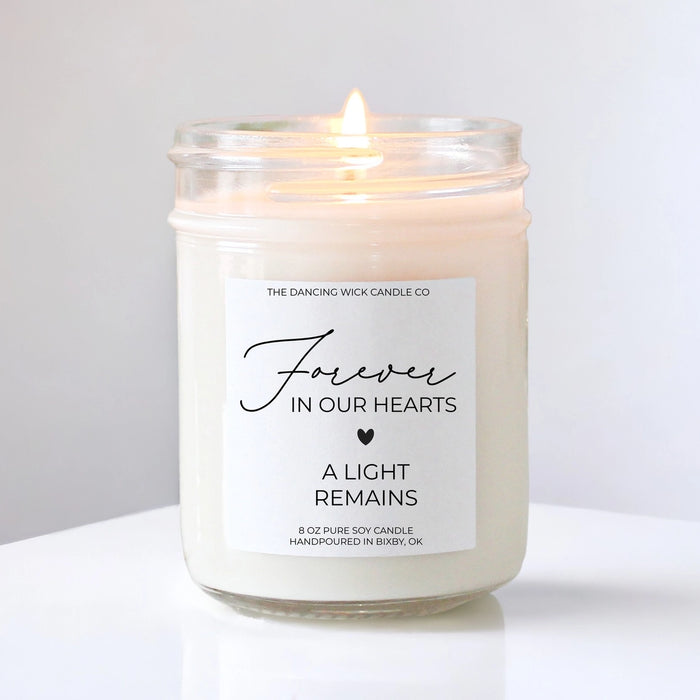 Memorial Candle- Forever In Our Hearts